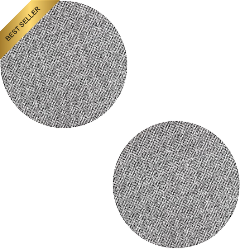 Espresso Puck Screen, 2 Pack, 53Mm Reusable Stainless Steel Filter, 1.7Mm Thickn