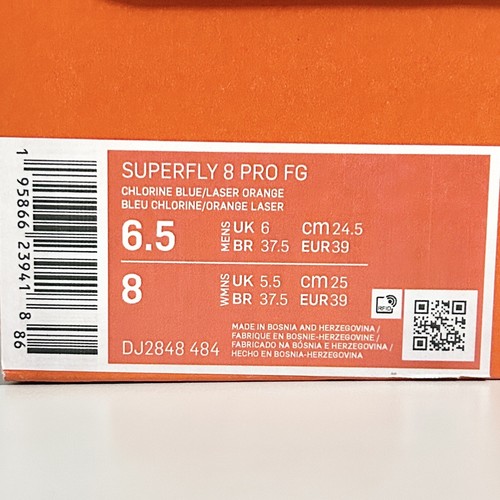 Pre-owned Nike Mercurial Superfly 8 Pro Fg “blueprint Pack” Men's Size 6.5 Soccer Cleats In Multicolor