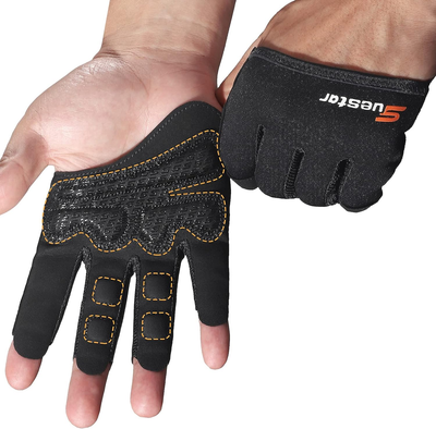 Partial Weight Lifting Gloves 3 4 Finger Workout Gloves for Men