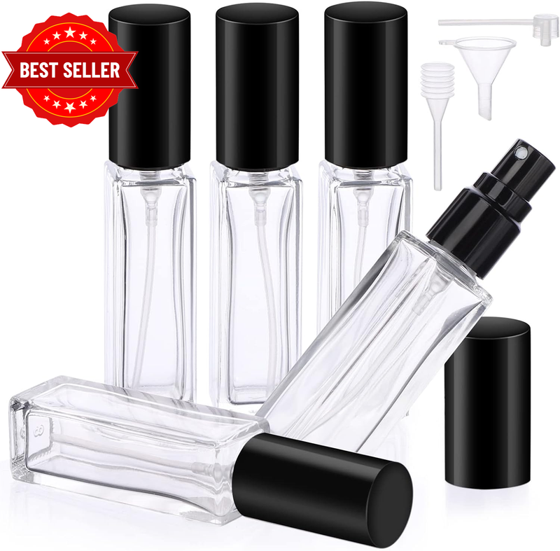 Perfume Empty Bottles, 5Pcs Travel Perfume Refillable Bottle 10Ml, Perfume Atomi