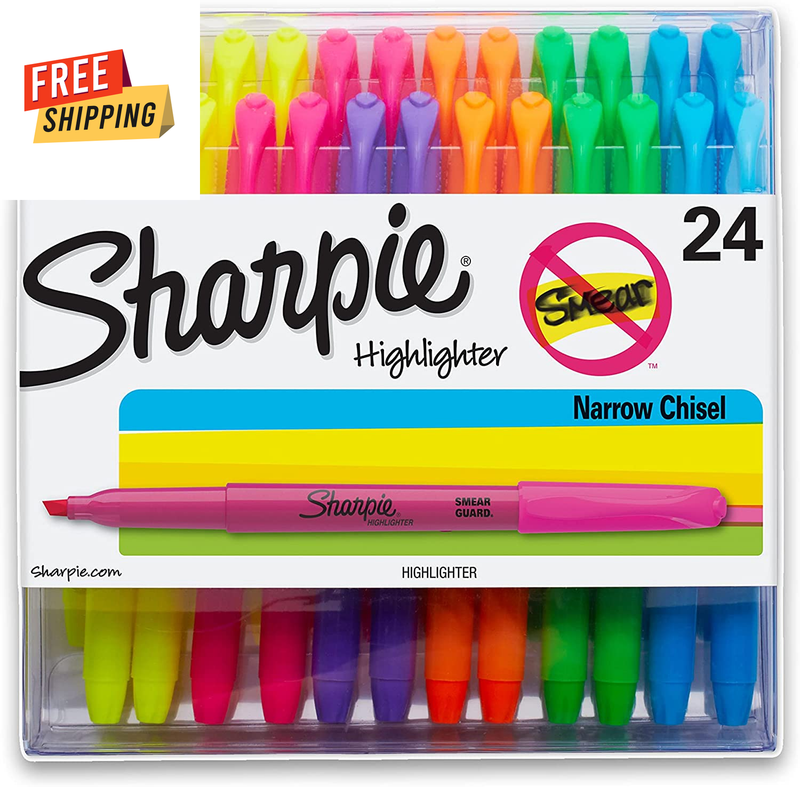 S - Chisel Tip - Assorted Colors
