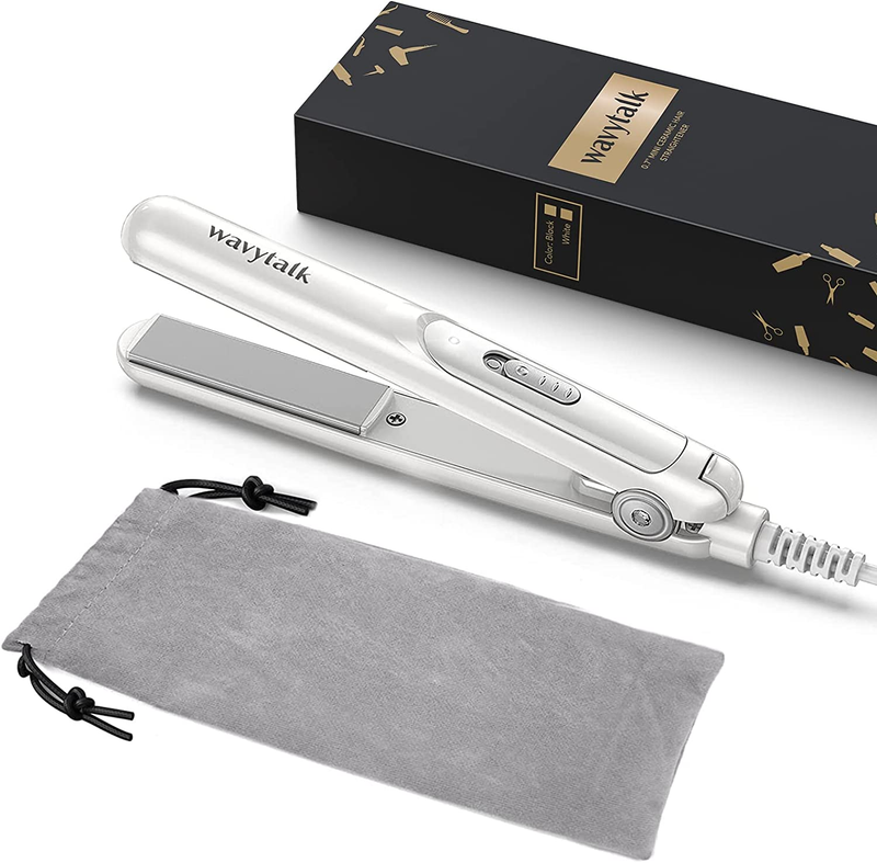 0.7 Inch Ceramic Mini Hair Straightener - Small Flat Irons For Sh