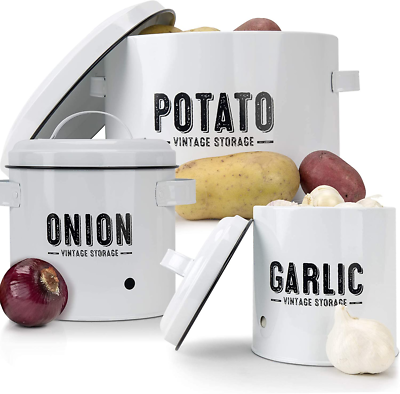 Potato Storage for Pantry Canister Sets for the Kitchen Counter