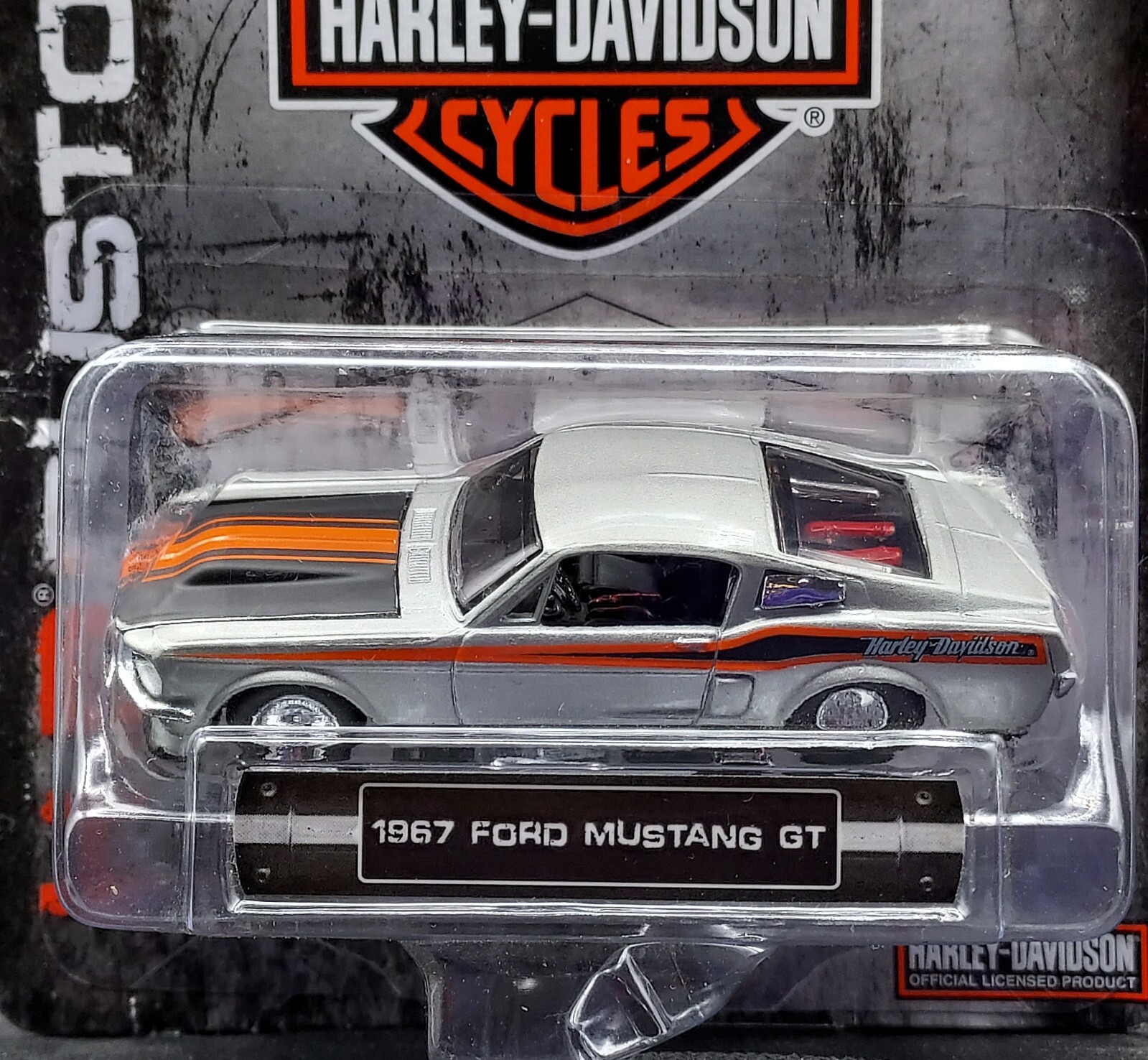 自動車 Maisto HD Custom 1967 Ford Mustang GT Maisto 67 1967 Ford Mustang GT Harley Davidson Detail H-D
