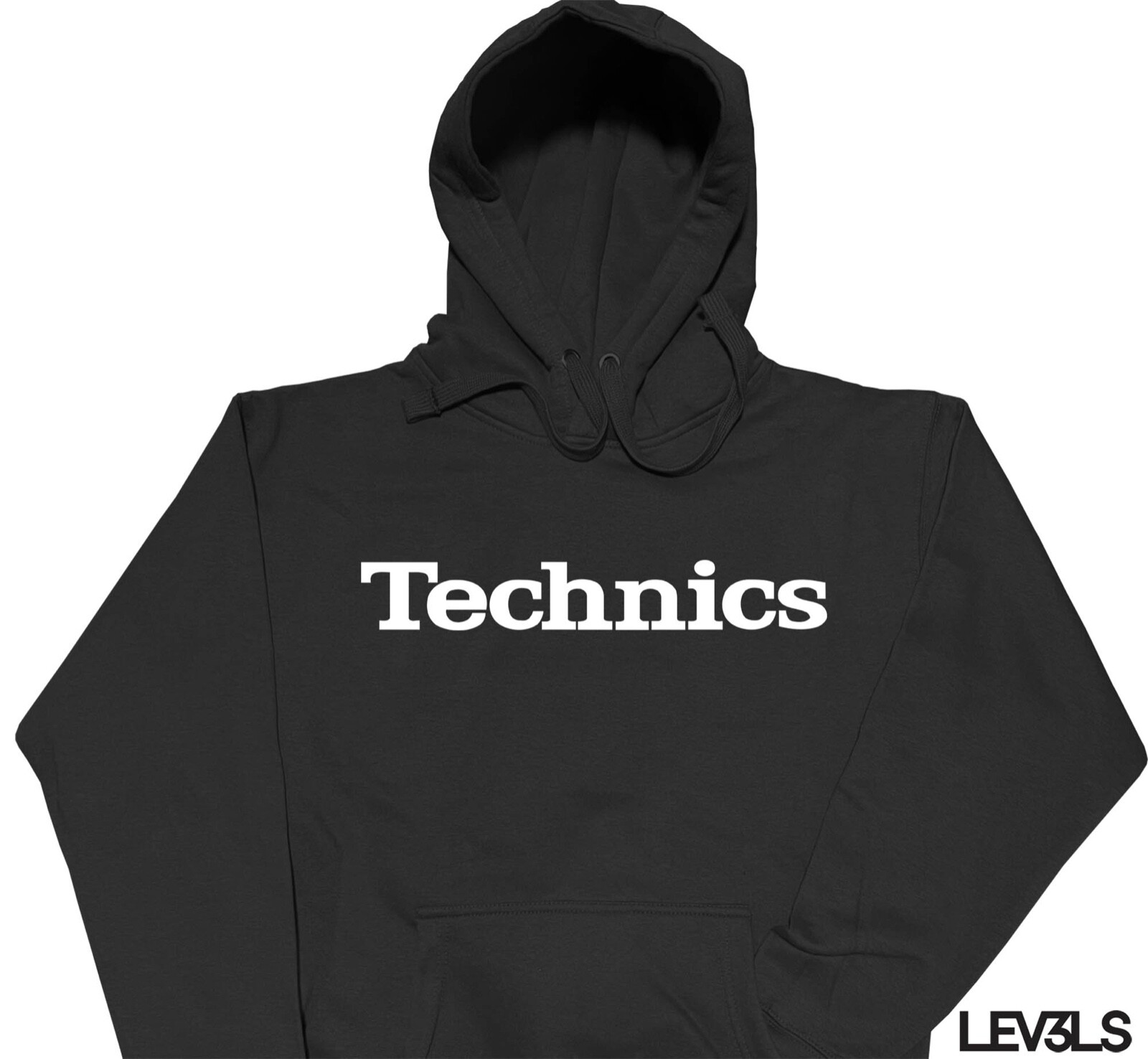 TECHNICS LOGO HOODIE TECHNICS 1200 TURNTABLES DJ OLD SCHOOL  RECORD COLLECTOR