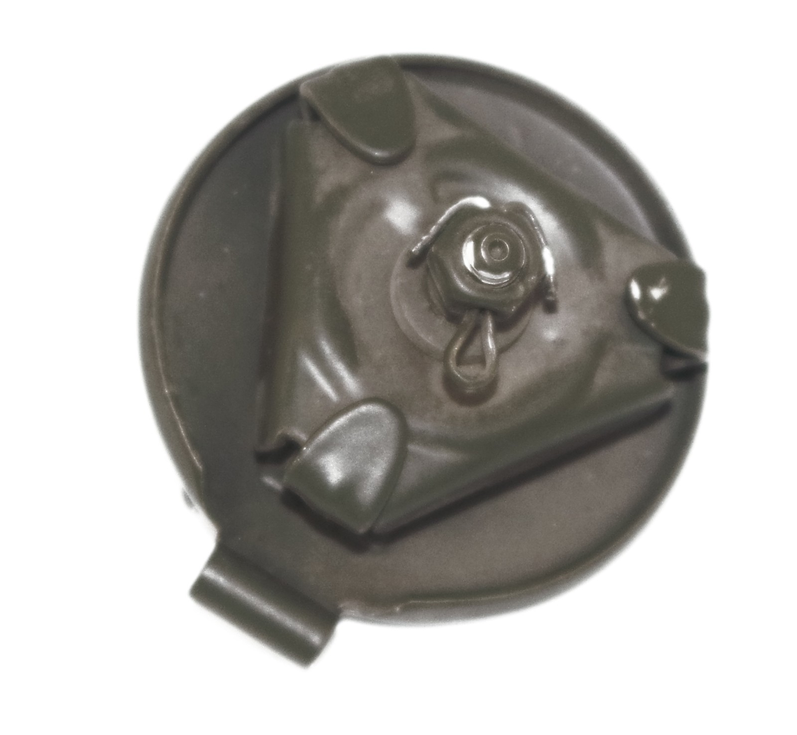 Fits Norton 16H Matchless Triumph Hinged Gas Oil Tank Cap 2" Military Green 