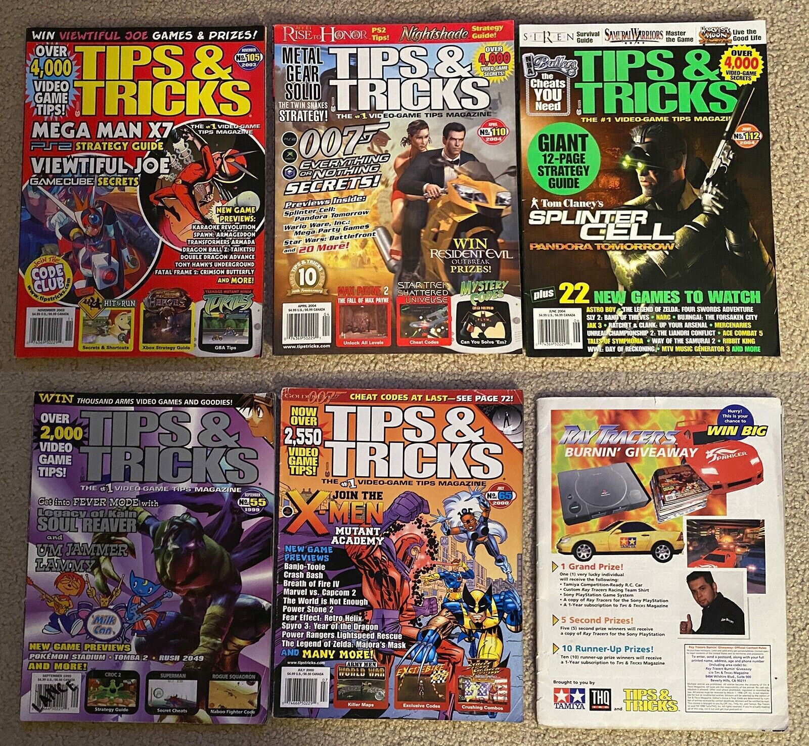 Tips & Tricks Magazine: November 2003/April June 2004 #55/65/105/110/112 Tips & Tricks Magazine: November 2003/April June 2004 #55/65/105/110/112