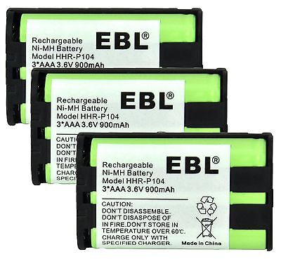 BEST Replacement Cordless Phone Handset Battery For Panasonic HHR-P104A/1 (Best Panasonic Cordless Phone)