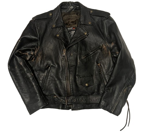 ジャケット・アウター 70s 80s Vintage Leather Riders Jacket 70s 80s Vintage Leather Riders Jacket レディース