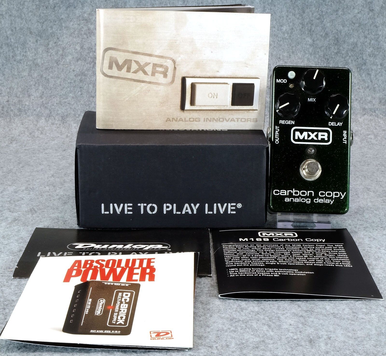 ギター MXR carbon copy analog delay M-169 MXR M169 Carbon Copy Analog Delay Guitar Effects Pedal