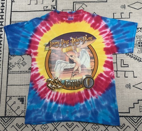 トップス 90s Jimmy Page & Robert Plant tour tee 1990s Jimmy Page & Robert Plant Tour T Shirt Led Zeppelin