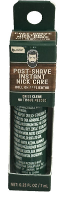 PURE POST SHAVE INSTANT NICK CARE ROLL ON APPLICATOR 0.25oz-Brand New-SHIPS N 24