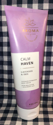NEW Calm Haven LAVENDER & IRIS Aromatherapy Body Cream Bath & Body Works