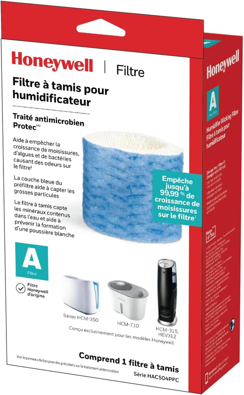 HAC504PFC Humidifier Replacement Wicking Filter, Filter A