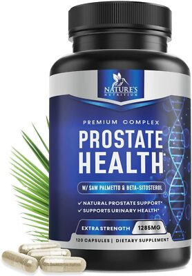 Saw Palmetto 1285mg Prostate Supplement Urinary Support Capsules