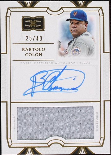 2024 Topps Definitive Collection - Bartolo Colon #DARC-BC