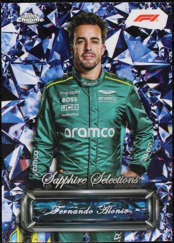 2023 Topps Chrome Sapphire Edition Formula 1 - Fernando Alonso #SS-3