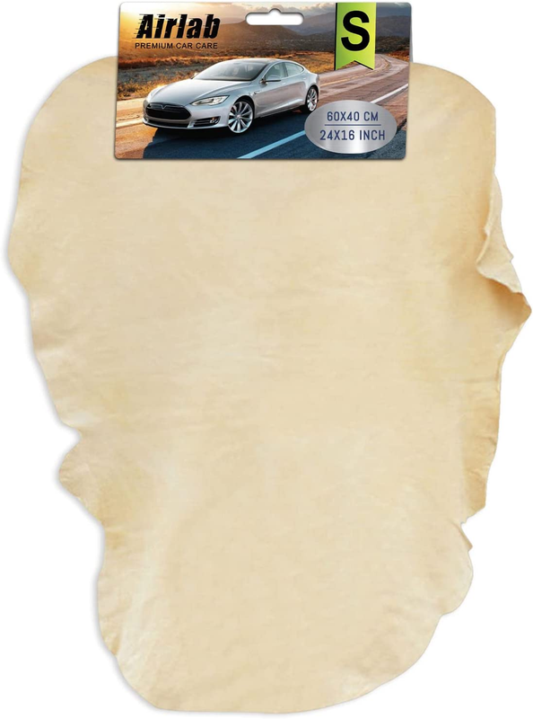 Chamois Cloth for Car Shammy Towel 24'' X 16'' (2.58 Sq Ft) Car Drying Towel Abs