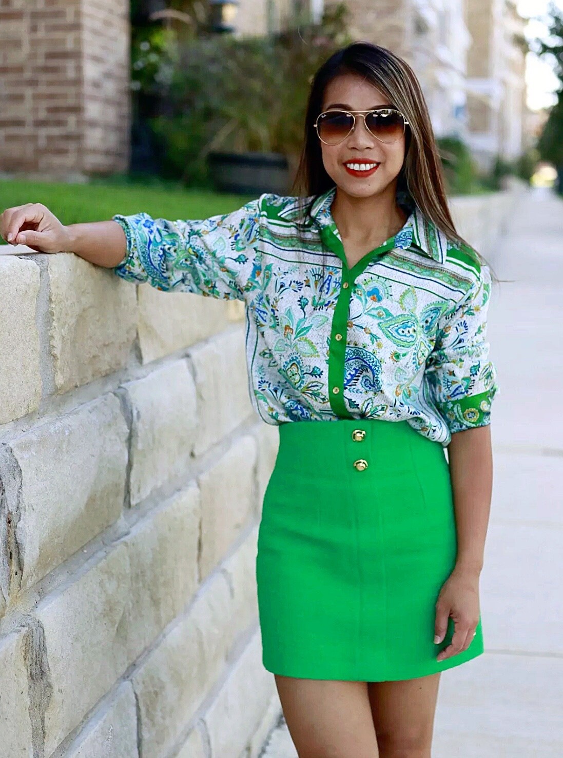 ZARA NWT HIGH-WAISTED APPLE GREEN TEXTURED MINI SKIRT| 2854 ZARA NWT HIGH-WAISTED APPLE GREEN TEXTURED MINI SKIRT| 2854