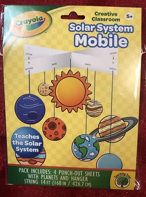 Crayola Creative Classroom Color Solar System Mobile homeschool