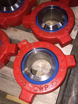 5'' HAMMER UNION BWXXH C&C FIG 1002 SCH 160 MALE & NUT