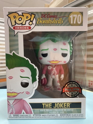 Funko POP #170 DC Comics Bombshells The Joker With Kisses