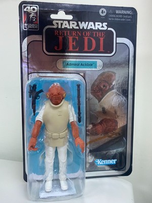 HASBRO STAR WARS BLACK SERIES 40TH ADMIRAL ACKBAR 6'' ACTION FIGURE MCM COMIC CON