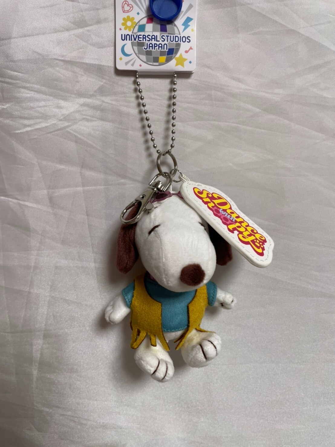 USJ limited Peanuts Snoopy mascot keychain plush Universal USJ limited Peanuts Snoopy mascot keychain plush Universal