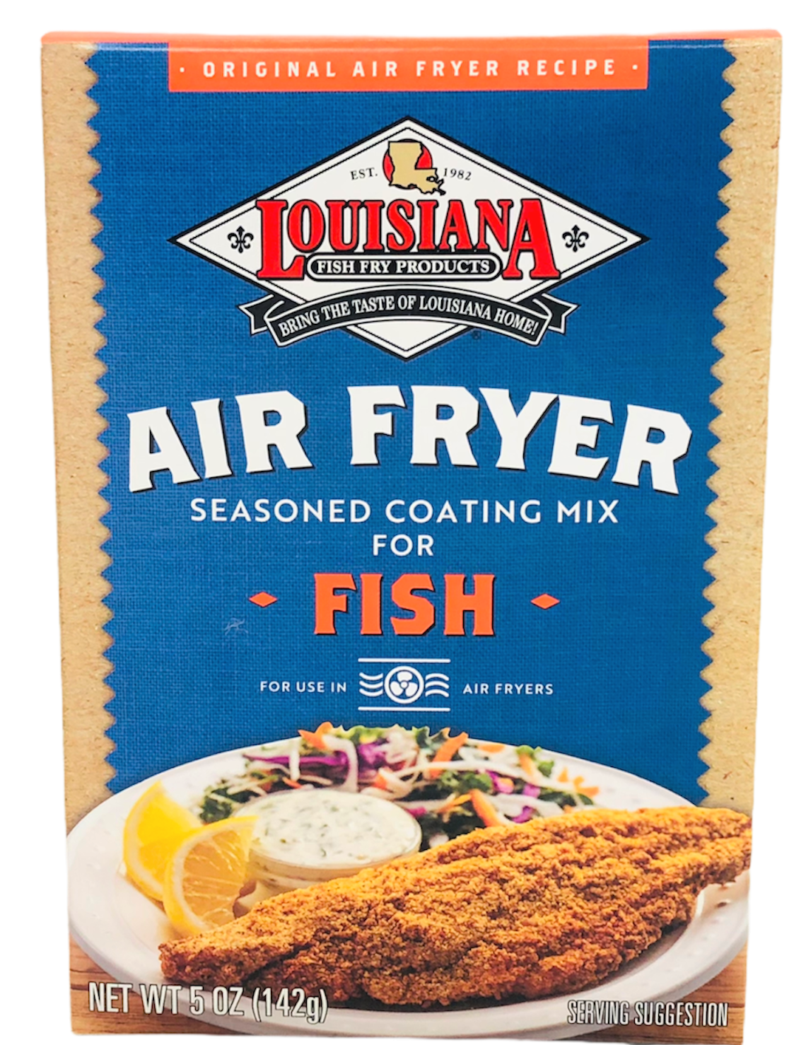 Louisiana Air Fryer Seasoned Coating Mix for Fish 5 oz