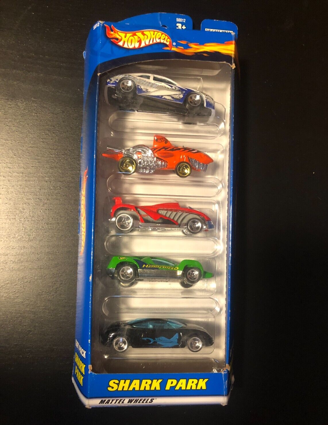 Mattel Shark Park 5 Car Set Pack 1:64