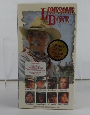 LONESOME DOVE VHS Tapes Set Of 4 Collectors Edition - Manufactured Sealed