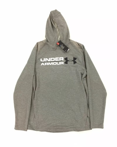

НОВИНКА Under Armour UA Tech Terry Mens Pullover Hoodie Jacket GoldGear Green Loose, Зеленый