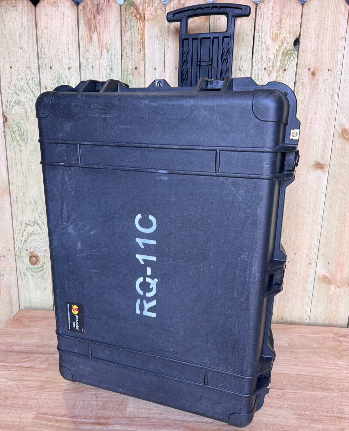 Pelican 1660 Protector Case Black Rolling Waterproof W/ Foam