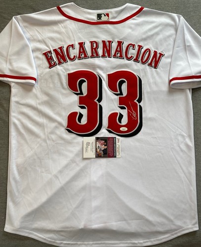 Christian Encarnacion-Strand 直筆サイン MLB REDS- CHRISTIAN ENCARNACION-STRAND SIGNED #33 HOME WHITE