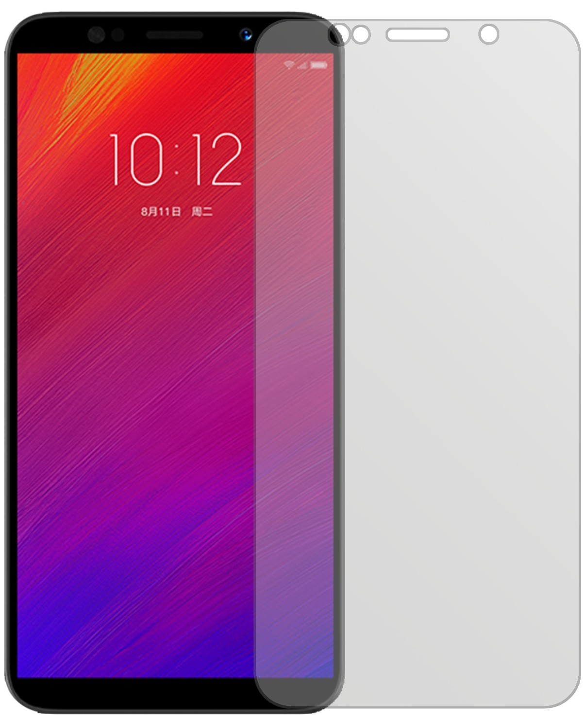 5x Schutzfolie für Lenovo A5 Display Folie matt Displayschutzfolie