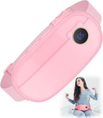 Portable Menstrual Heating Pad, Digital Display Period Heating Pad with 3 Heat