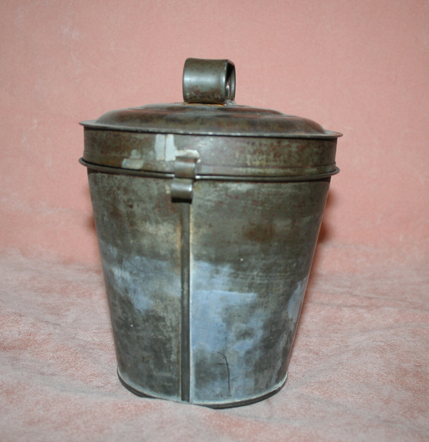 Vintage Real Tin Pudding Steam Mold c1900