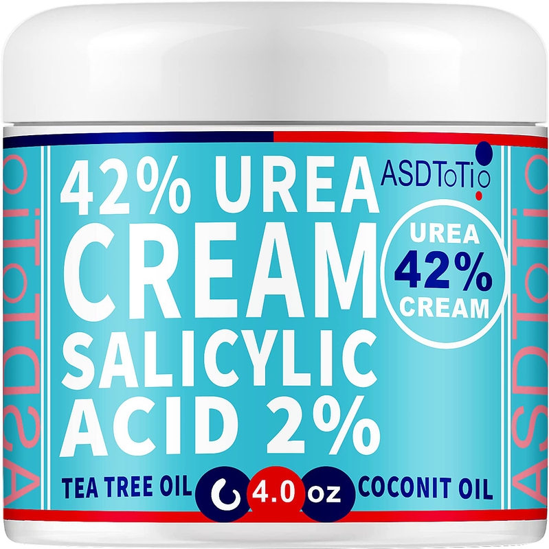 Urea 42% Foot Cream Plus Salicylic Acid 4 Oz - For Feet, Hands, Heels and More