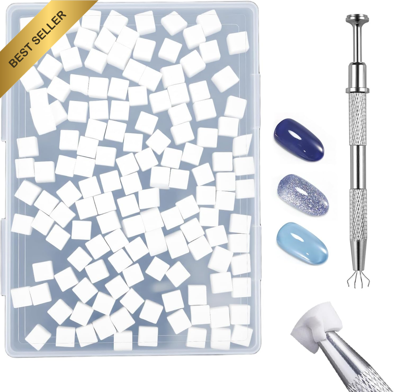 Soft Nail Sponges（150Pcs）, Reusable Nail Sponges,Nail DIY Sponges, Nail Art Spon