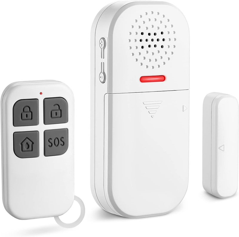 WSDCAM 130Db Loud Door Alarm Adjustable Volume, 5 Feature Modes Door Alarms for