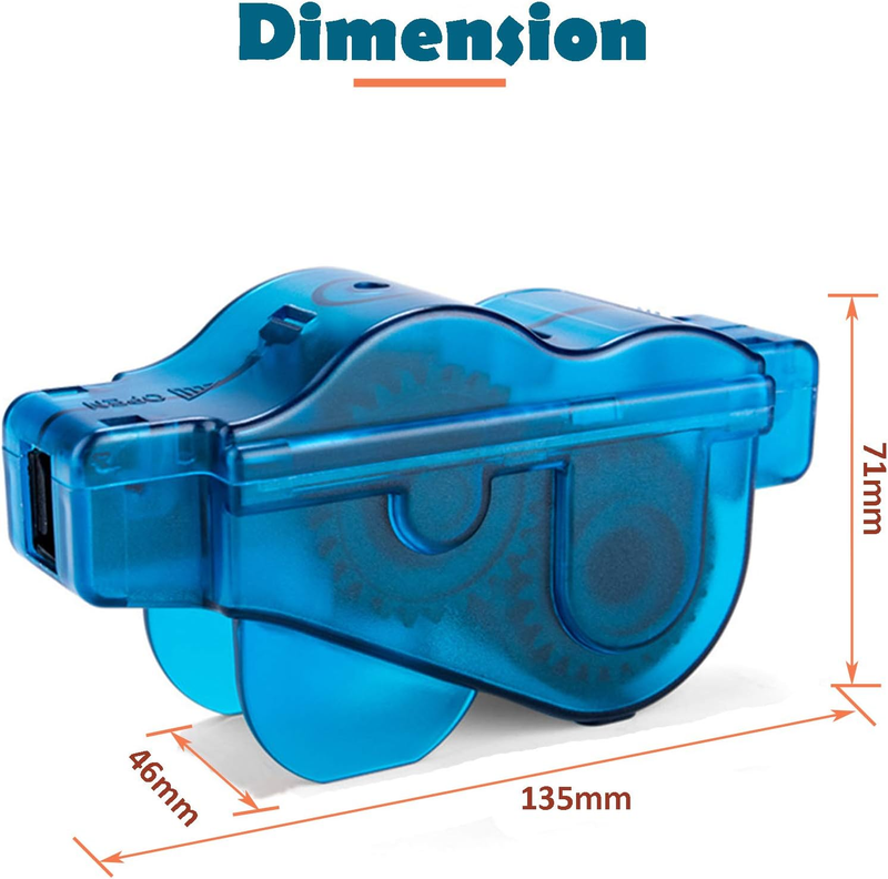 Bike Chain Cleaner, Bike Cleaning Kit, Chain Cleaner for Cycling, Suitable for M