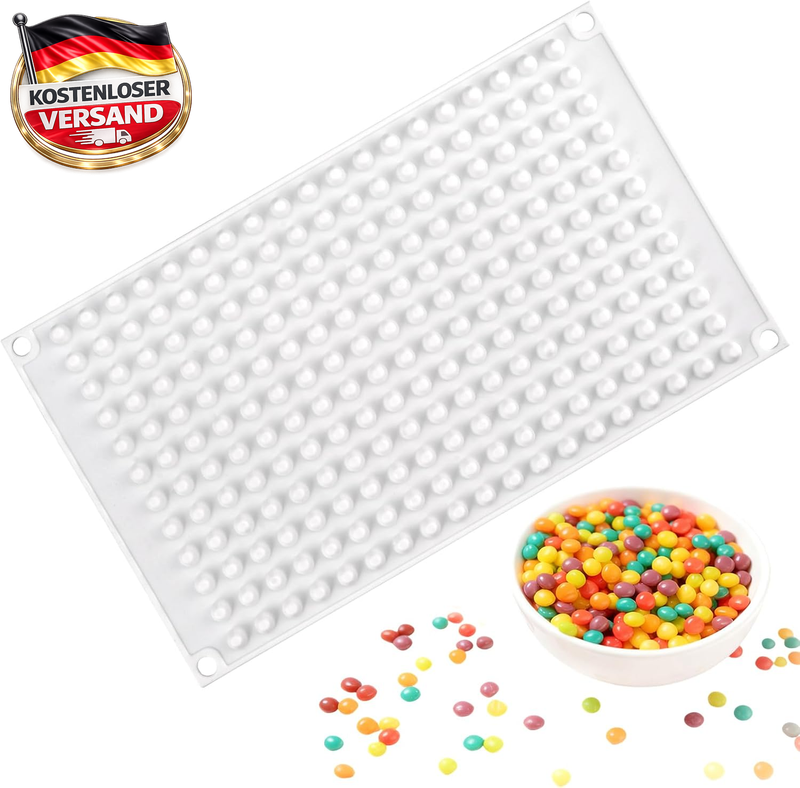 Silikonform Kugeln für Pralinen und Desserts 228 Löcher Ø 5mm