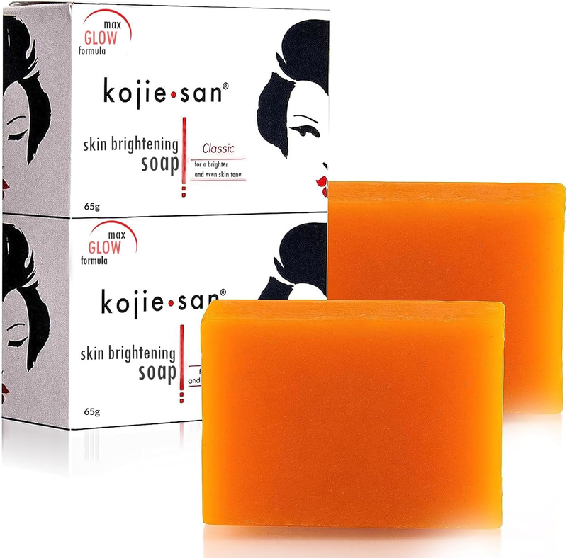 2X 65G Kojie San Soap Bar - Original Skin Lightening Kojic Acid Bars
