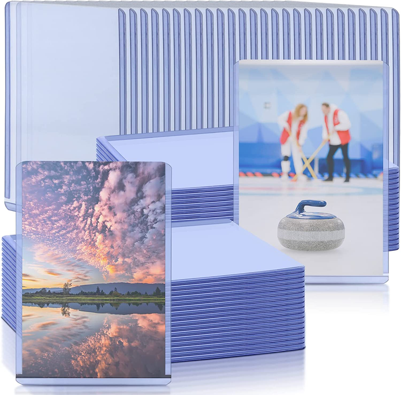 50 Pack 4 X 6 Hard Plastic Card Sleeves Waterproof Postcard Photo Holders