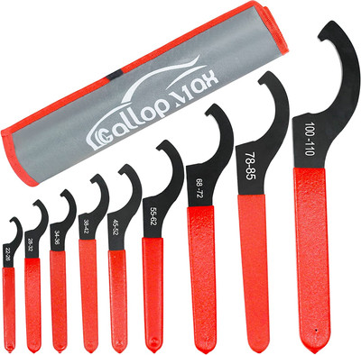Gallopmax 9Pcs Coilover Spanner Wrench Set, Universal Spanner Wrenches Motorcycl