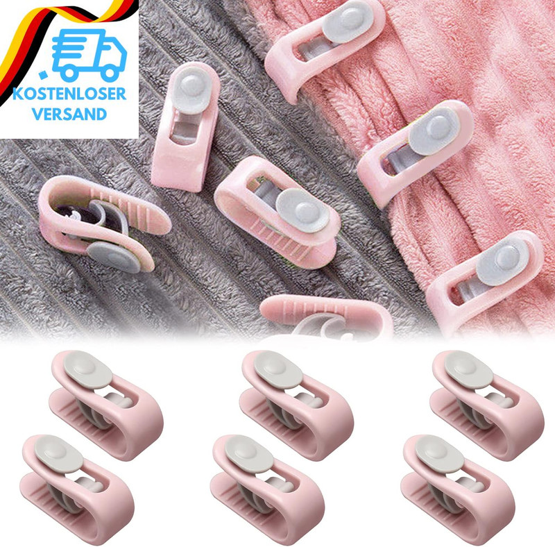 Tuknn Bettdeckenhalter, Duvet Clips, Bettdecke Clip, 6 StÃ¼Ck Bettdeckenbezug-Cli