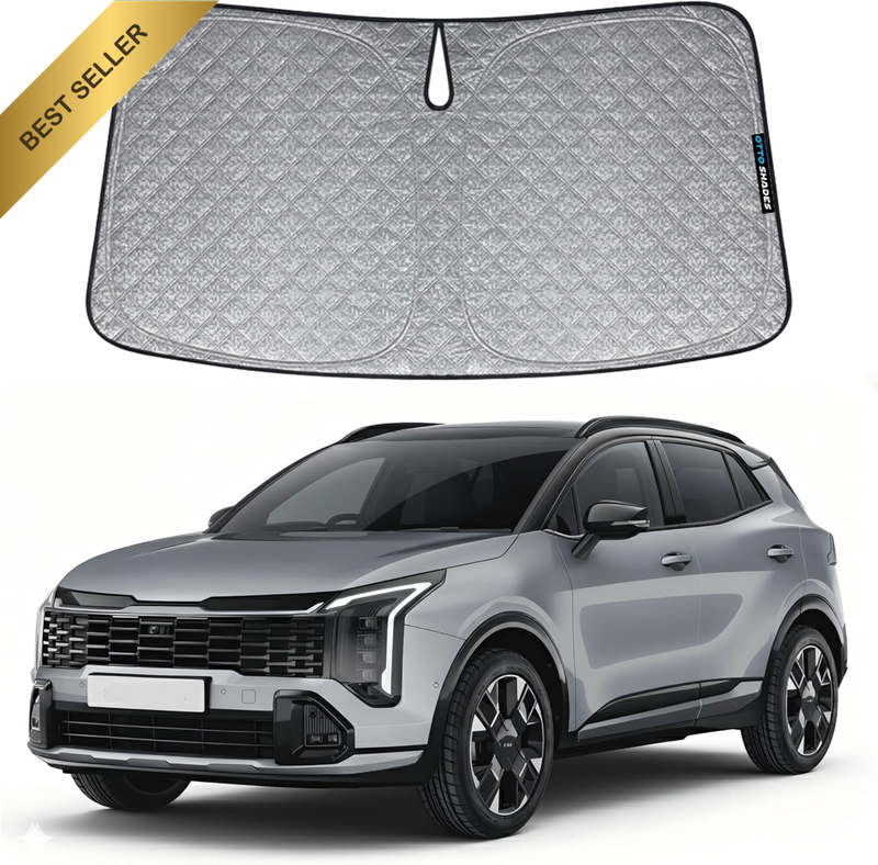 Patented Thick Windscreen Sunshade for Kia Sportage NQ5 2021-2025, 6-Layer Custo