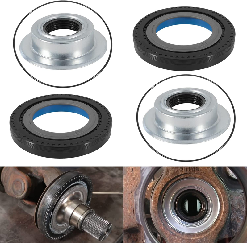 Front Axle Vaccum Knuckle Seal & Hub O-Ring & Dust Seals Kit