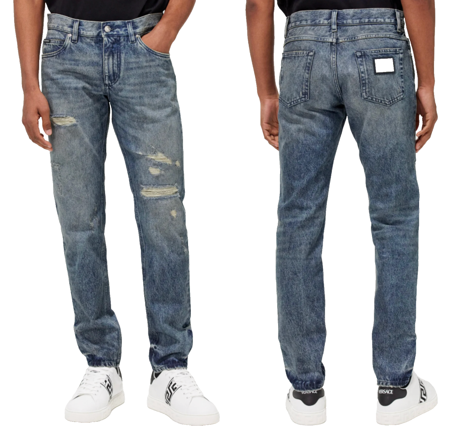 【関税＆送料込み】Dolce & Gabbana Five-Pocket Jeans Authentic D&G Continental Airlines HAWAII 5 Pocket Ladies