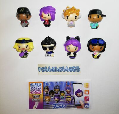 Complete set Funko (Characters) VU406 - VU413 + 8 BPZ Kinder